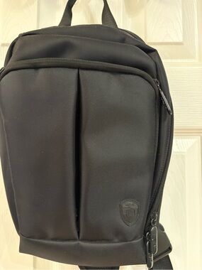Unisex Black Compact Sling Bag - Heys